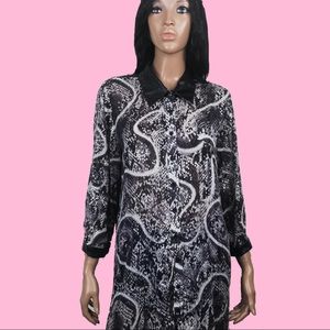 Simon Chang Sheer Tunic